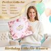 imagePULIDIKI Birthday Gifts for Women Unique Birthday Gifts Basket for Women Thoughtful Birthday Gifts for Mom Wife Sister Best Friend Her Self Care Box Relaxing Gifts Set Sage GreenPink
