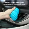 imagePULIDIKI Car Cleaning Gel for Car Detailing Putty Car Slime Cleaner Car Interior Cleaner Car Cleaning Supplies Auto Cleaning Kits Car Putty Car Accessories Blue Orange 2PackBlueOrange