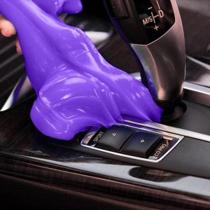 imagePULIDIKI Car Cleaning Gel Car Putty Car Cleaning Kit Car Interior Cleaner Slime Car Cleaning Supplies Auto Detailing Tools Car Accessories Car Gifts for Women Men Keyboard Cleaner OrangePurple