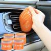 imagePULIDIKI Car Cleaning Gel for Car Cleaning Putty Car Putty Auto Detailing Tools Car Slime Cleaner Dust Cleaning Gel for Car Interior Cleaner Car Accessories Keyboard Cleaner Orange 4PackOrange4Pack
