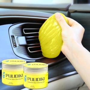 imagePULIDIKI Car Cleaning Gel for Car Cleaning Putty Car Putty Auto Detailing Tools Car Slime Cleaner Dust Cleaning Gel for Car Interior Cleaner Car Accessories Keyboard Cleaner Yellow 2PackYellow2Pack